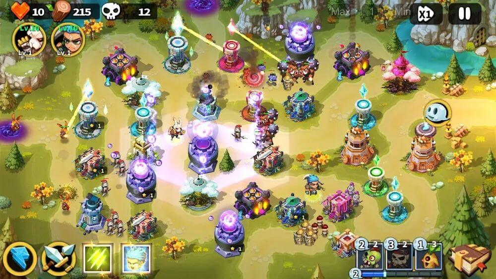 Hero Defense King gameplay screenshot 4