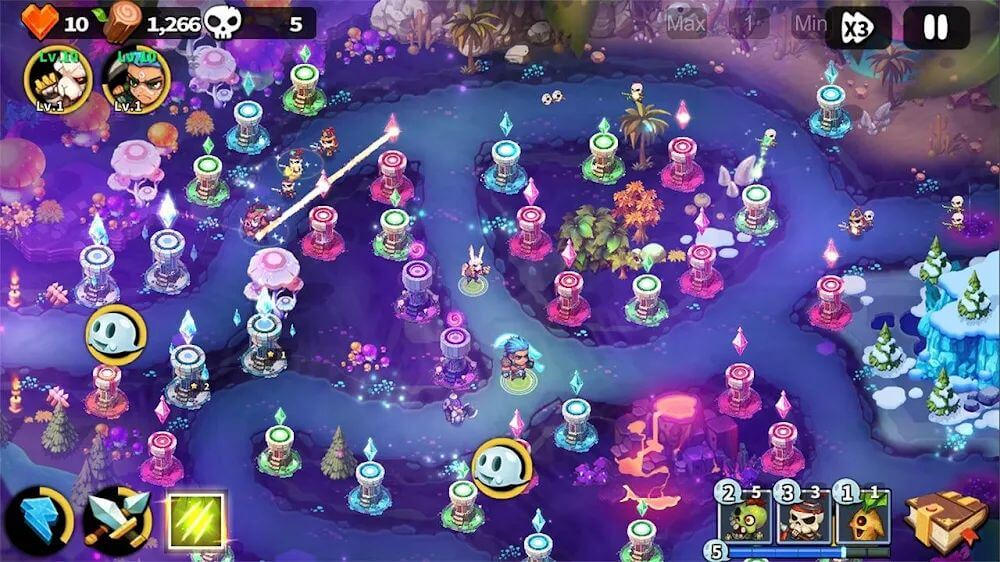 Hero Defense King gameplay screenshot 5