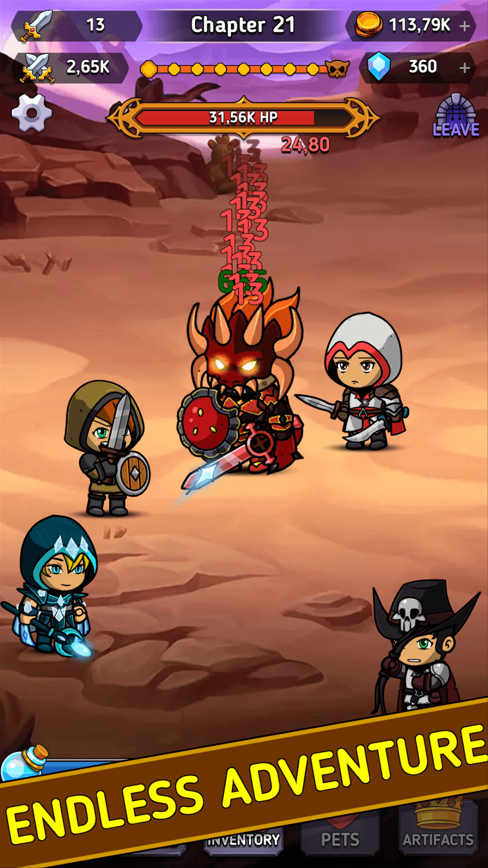 Tap Hero Clicker screenshot 2