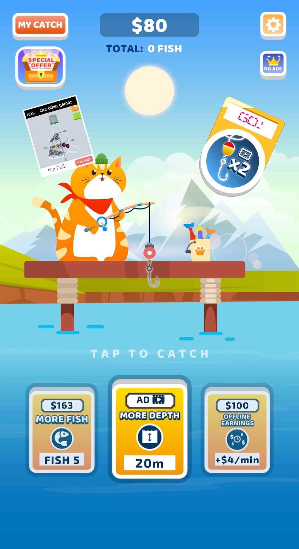 Idle Furry Fishing! screenshot 2