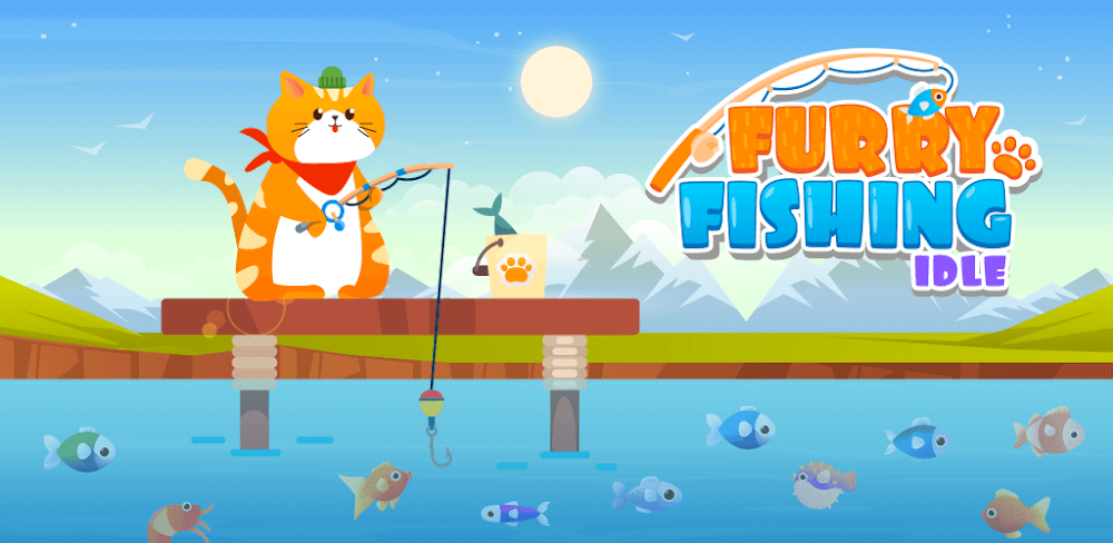 Idle Furry Fishing! screenshot 1
