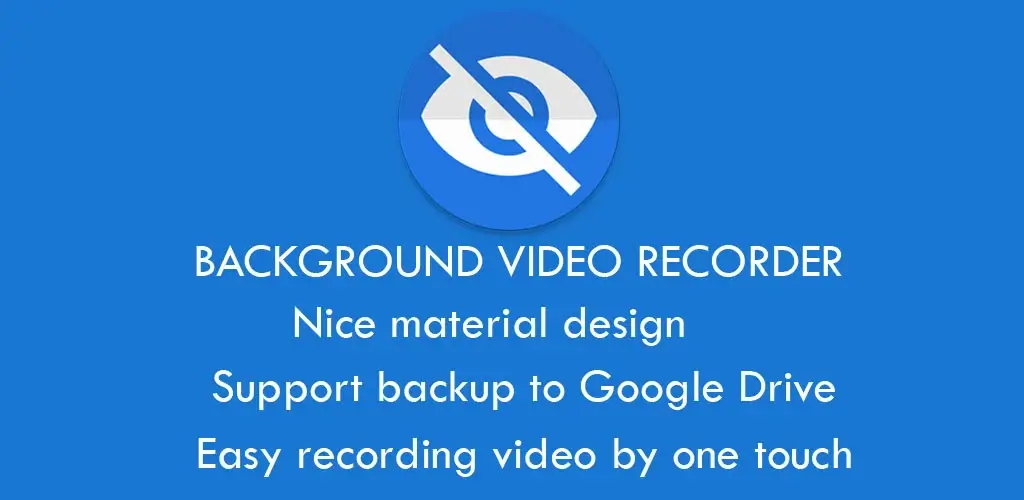 Background Video Recorder screenshot 1