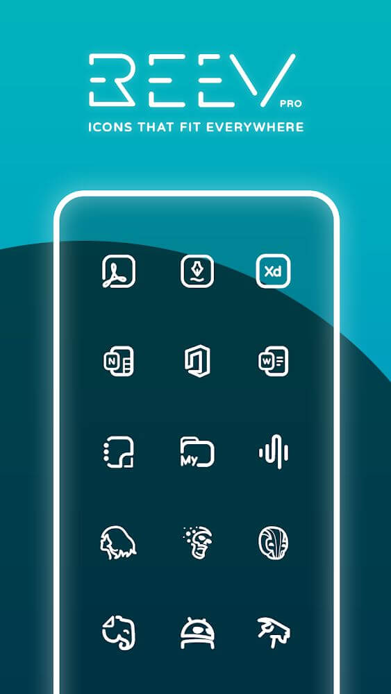 Reev Pro - Icon Pack screenshot 2