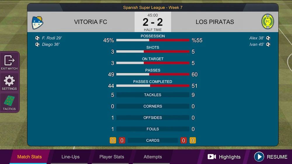 Pro League Soccer screenshot 5