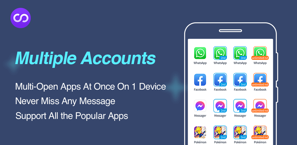 Multiple Accounts screenshot 1