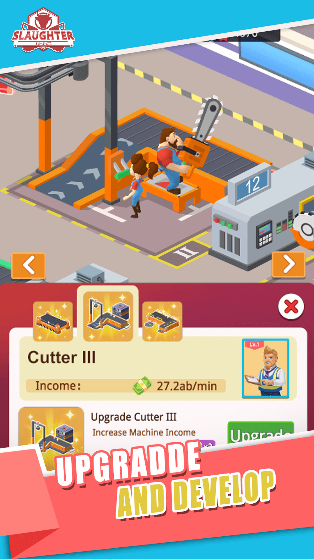 Idle Slaughter Inc gameplay screenshot 3