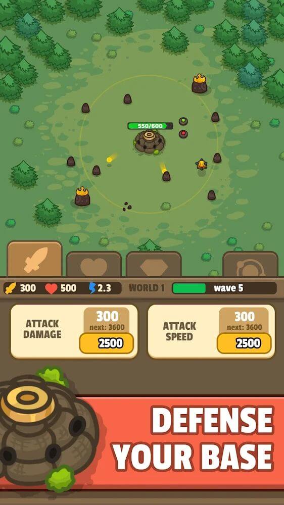 Idle Fortress Tower Defense gameplay screenshot 2