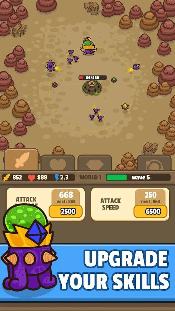 Idle Fortress Tower Defense gameplay screenshot 5