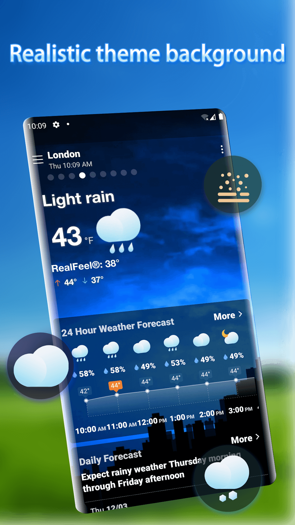 Local Weather Alerts widget screenshot 3