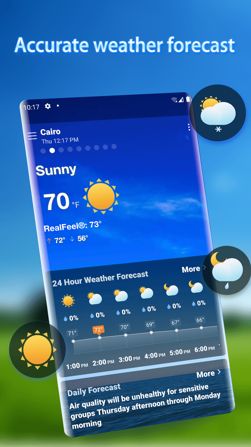 Local Weather Alerts widget screenshot 2