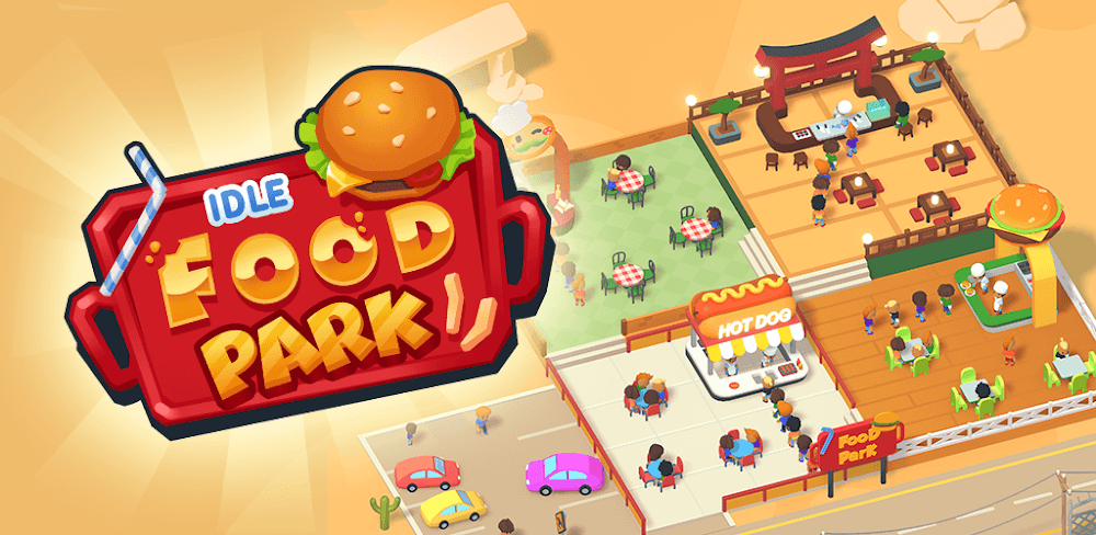 Idle Food Park Tycoon screenshot 1