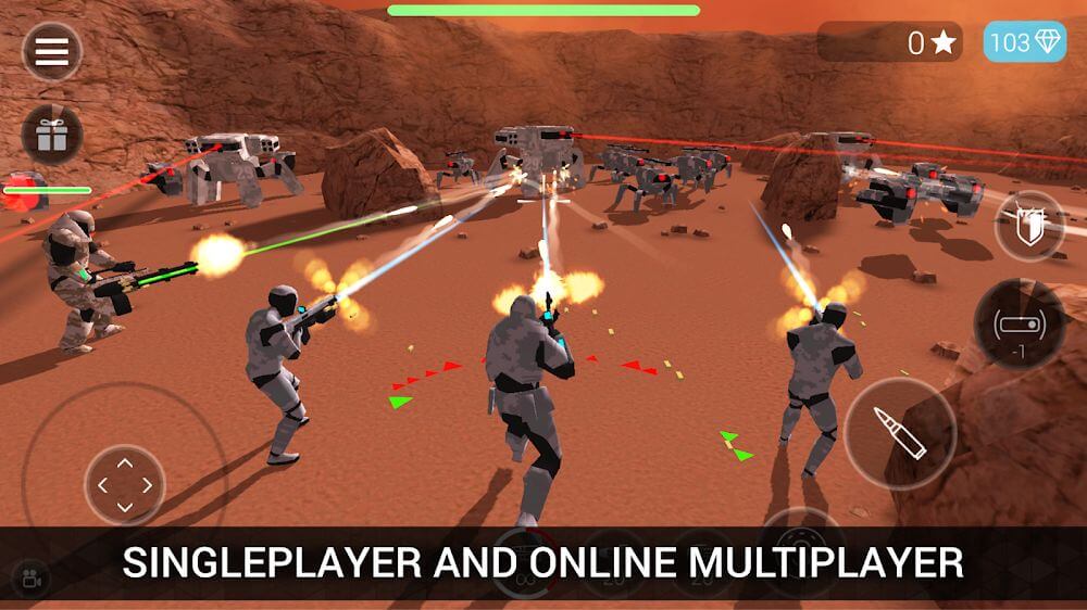 Combat of CyberSphere: Online screenshot 2