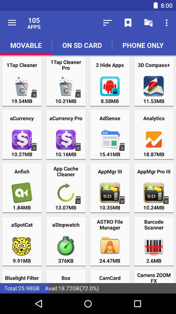 AppMgr Pro III screenshot 2