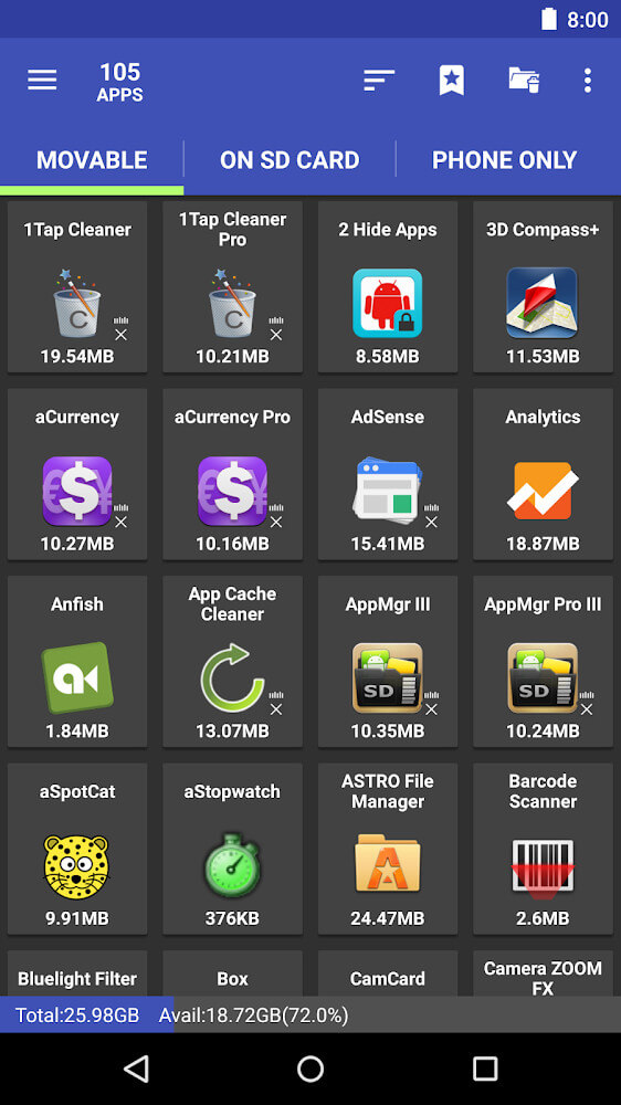 AppMgr Pro III screenshot 7