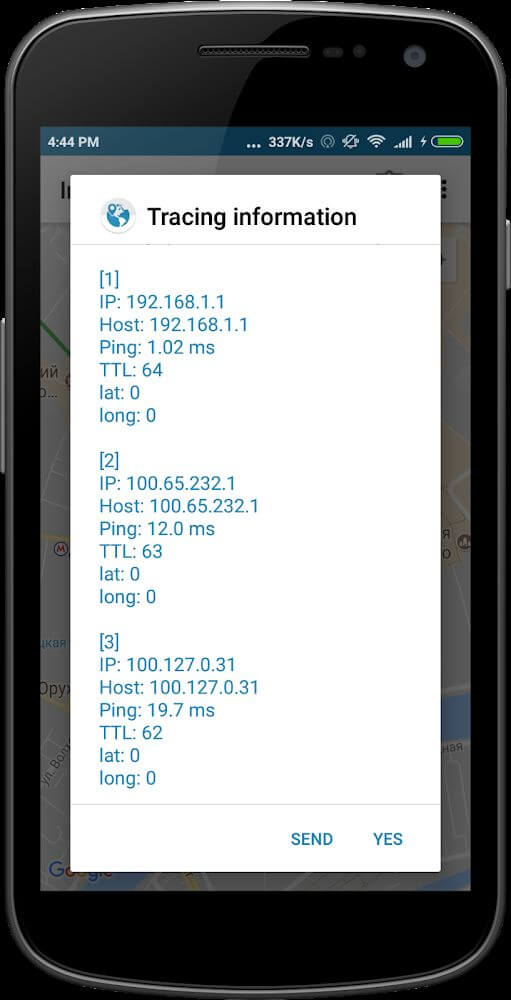 Intrace: Visual Traceroute screenshot 4