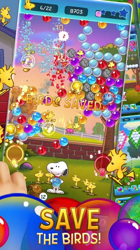 Bubble Shooter - Snoopy POP screenshot 3