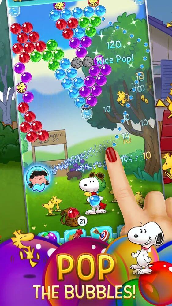 Bubble Shooter - Snoopy POP screenshot 2