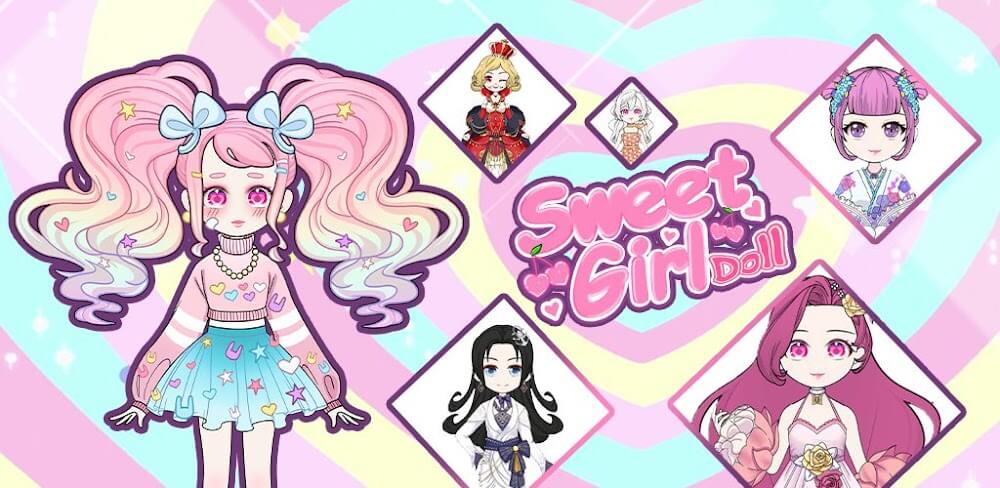 Sweet Girl: Doll Dress Up Game screenshot 1