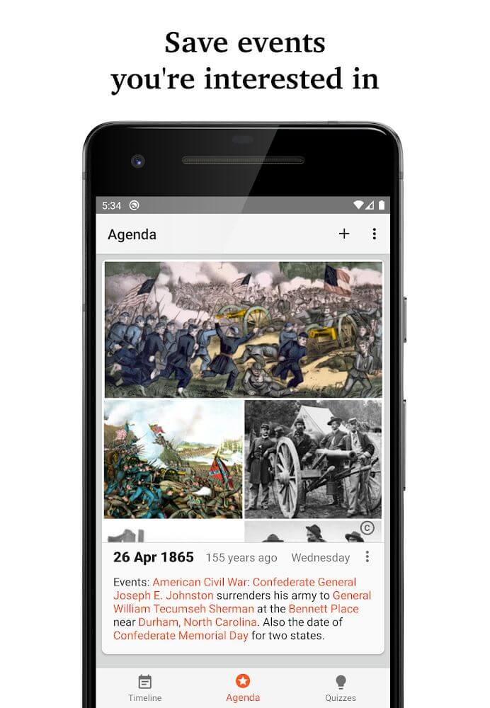 Historical Calendar screenshot 3