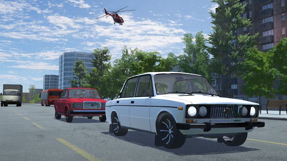 Russian Car Lada 3D screenshot 4