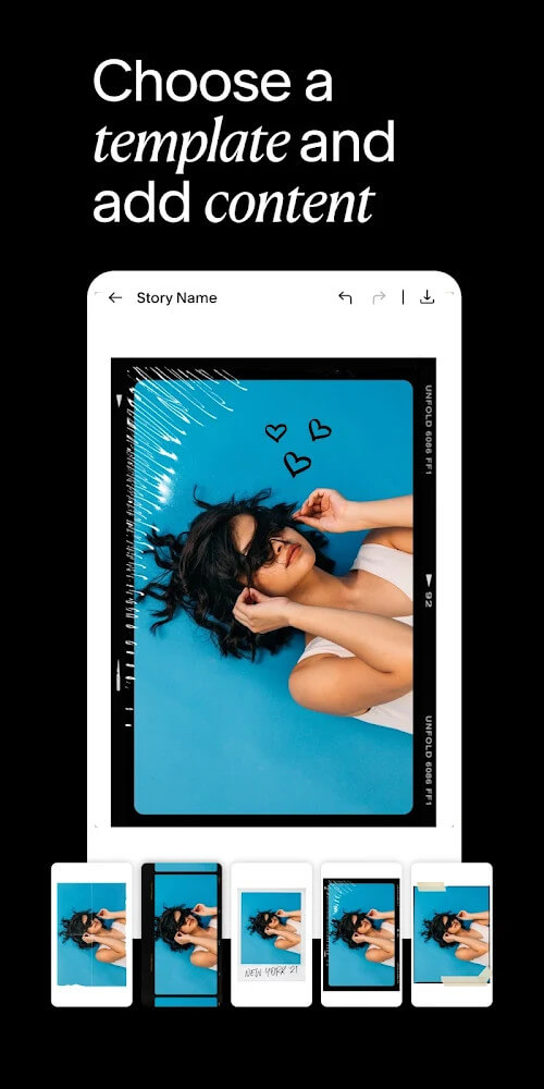 Unfold screenshot 5