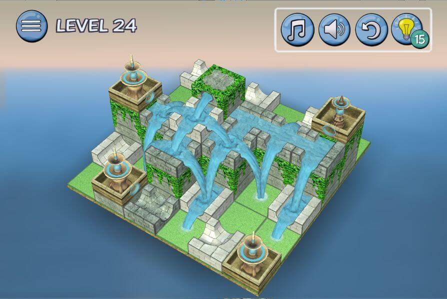 Flow Water Fountain 3D Puzzle screenshot 5