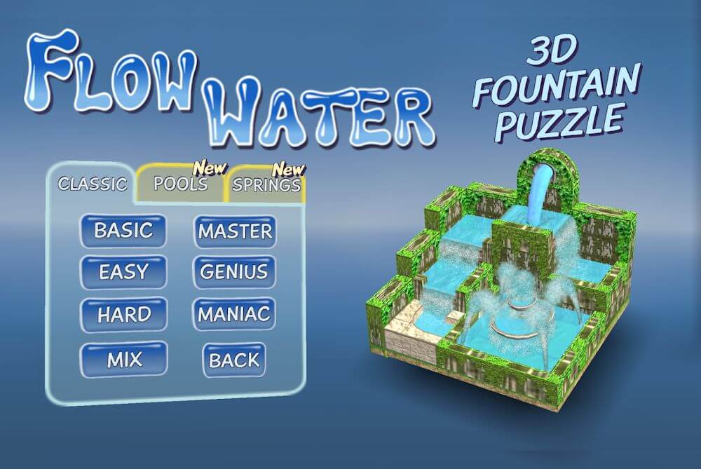 Flow Water Fountain 3D Puzzle screenshot 2
