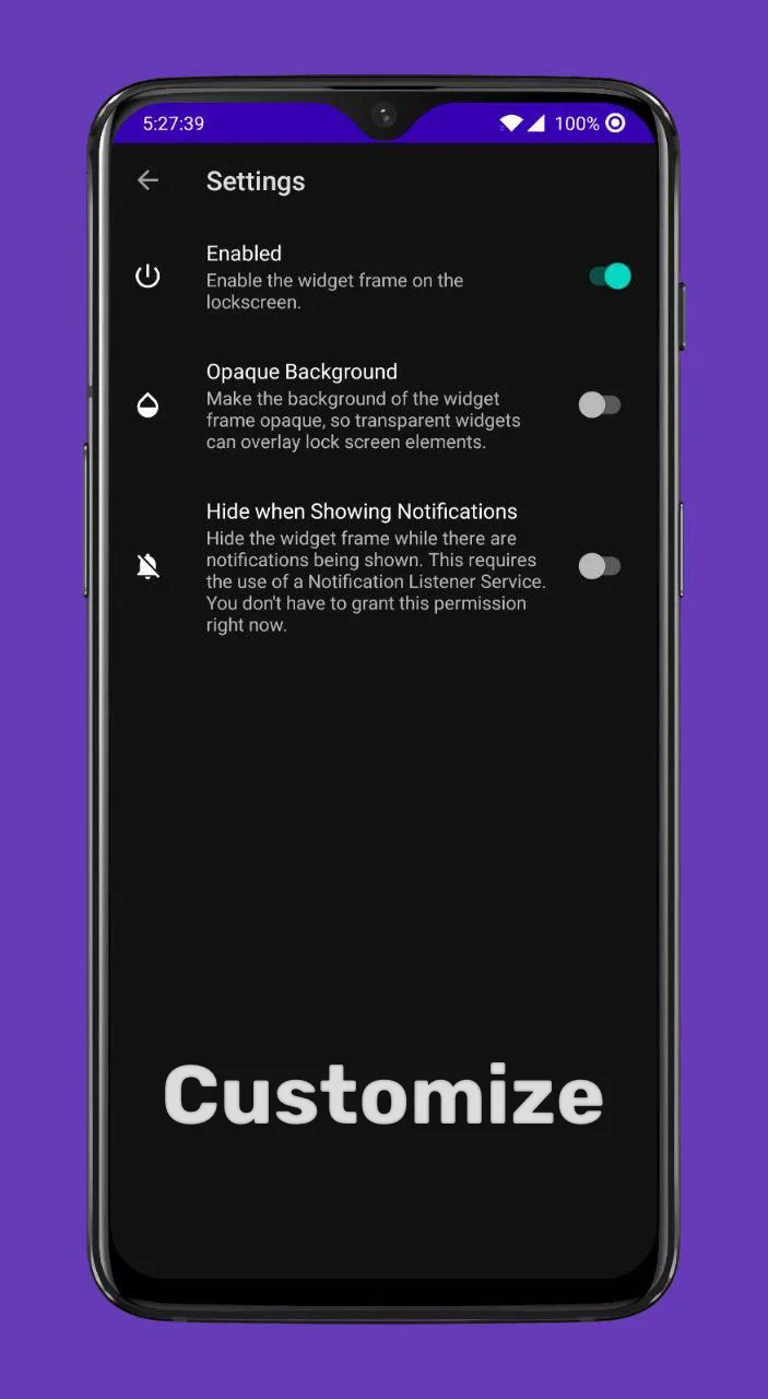 Lockscreen Widgets and Drawer screenshot 6