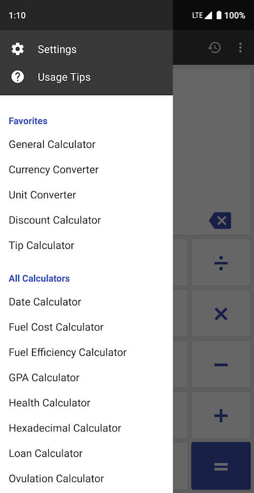 ClevCalc – Calculator screenshot 2