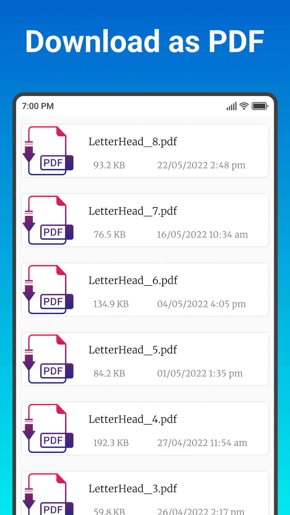 Letterhead Maker screenshot 5