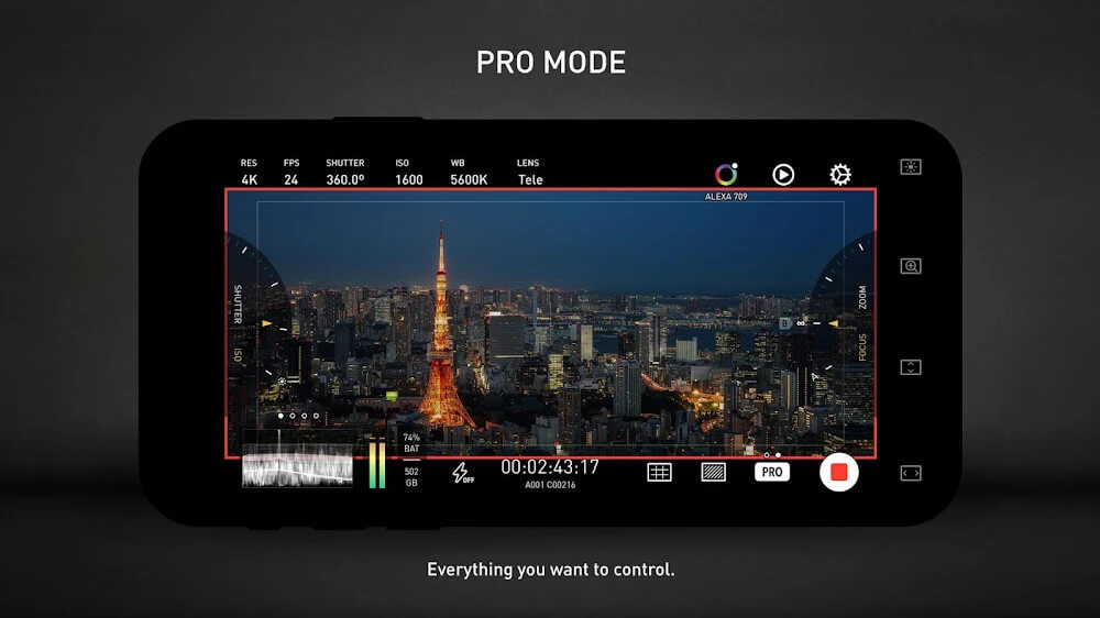Protake – Mobile Cinema Camera screenshot 3