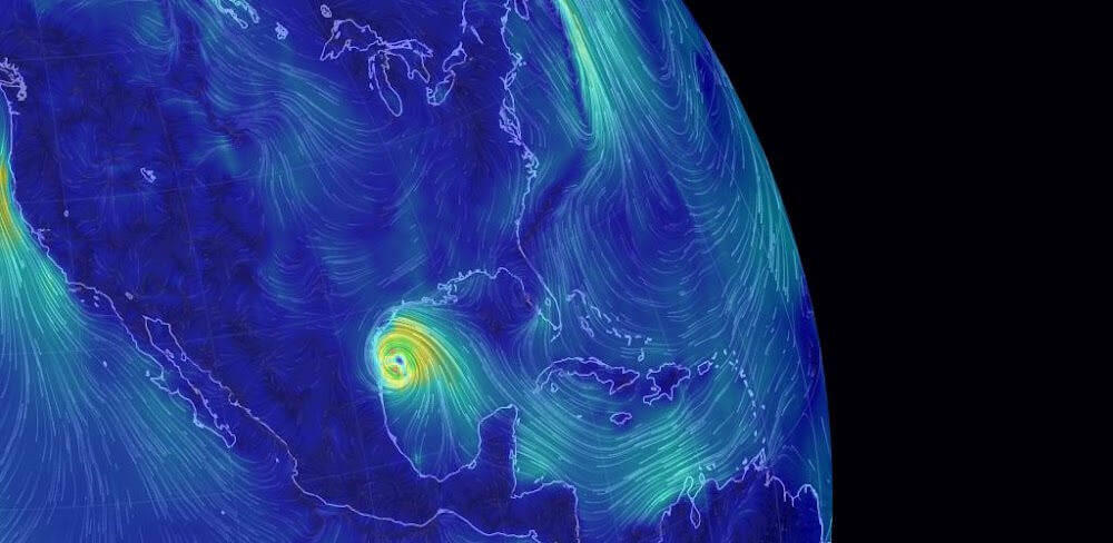 Wind Map Hurricane Tracker screenshot 1