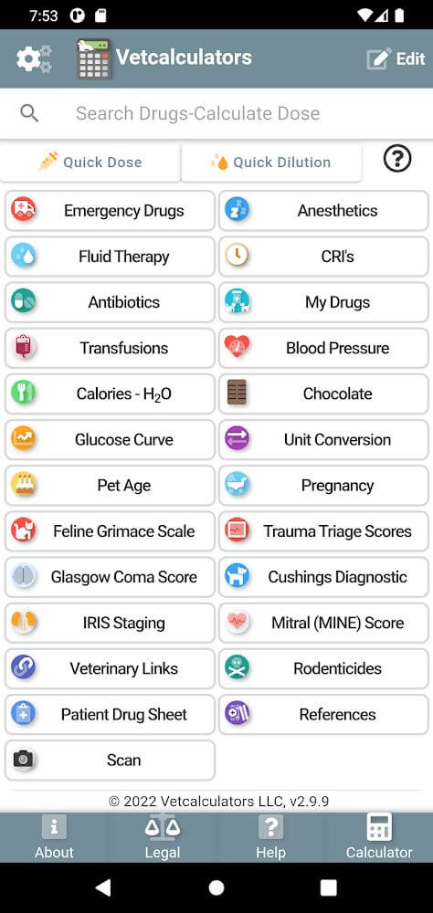 Vetcalculator screenshot 4