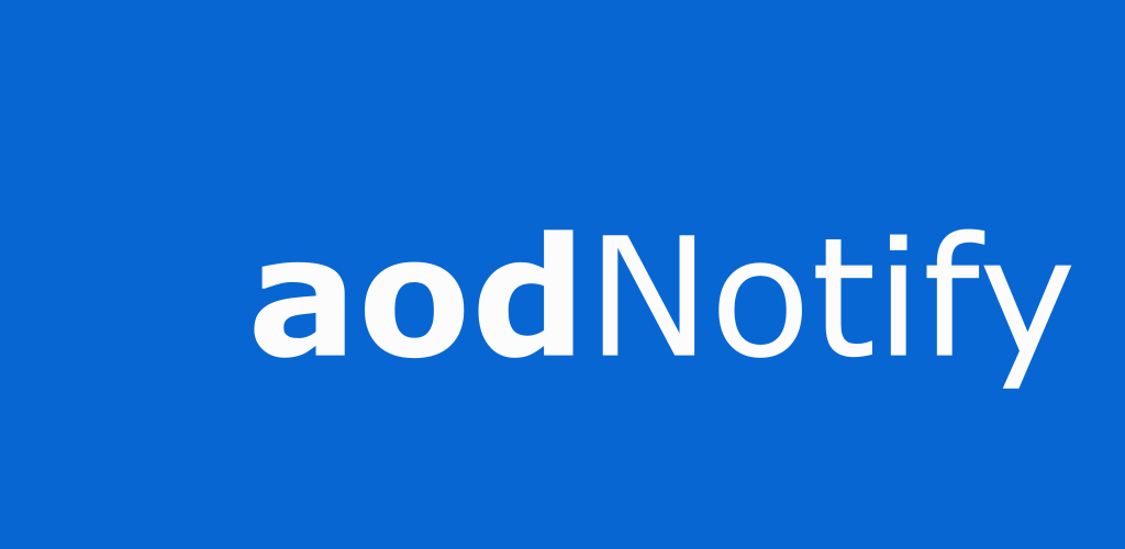 aodNotify screenshot 1