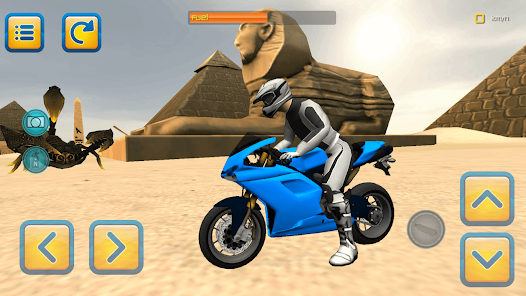 Desert Motorbike Driving 3D screenshot 1