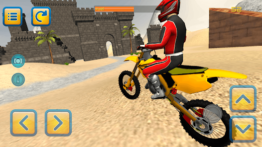 Desert Motorbike Driving 3D screenshot 3