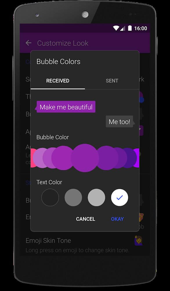Textra SMS screenshot 3
