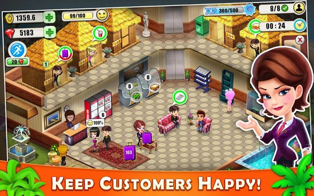 Resort Tycoon - Hotel Simulation screenshot 3