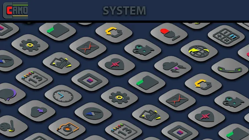 Camo Light Icon Pack screenshot 2