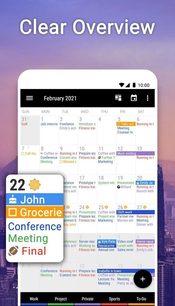 Business Calendar 2 Pro screenshot 2