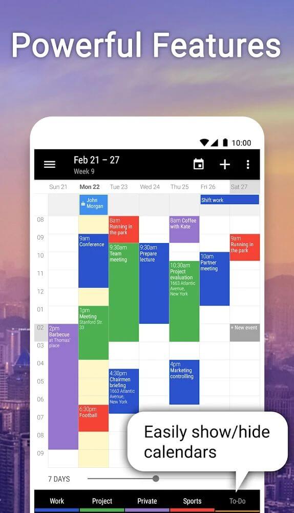 Business Calendar 2 Pro screenshot 3
