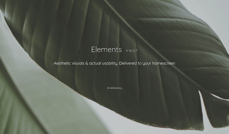 Elements KWGT screenshot 1