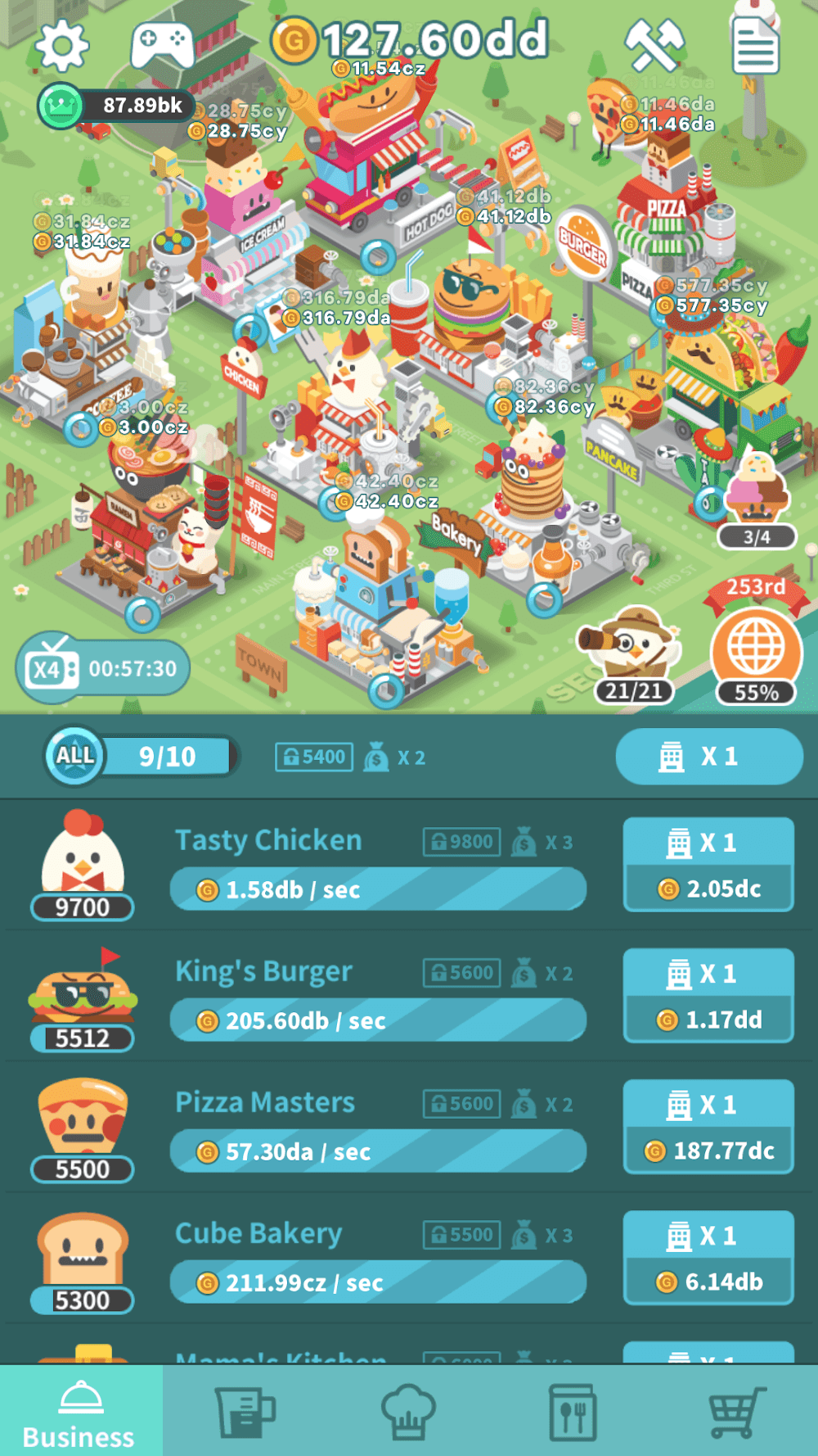 Foodpia Tycoon - Restaurant screenshot 2