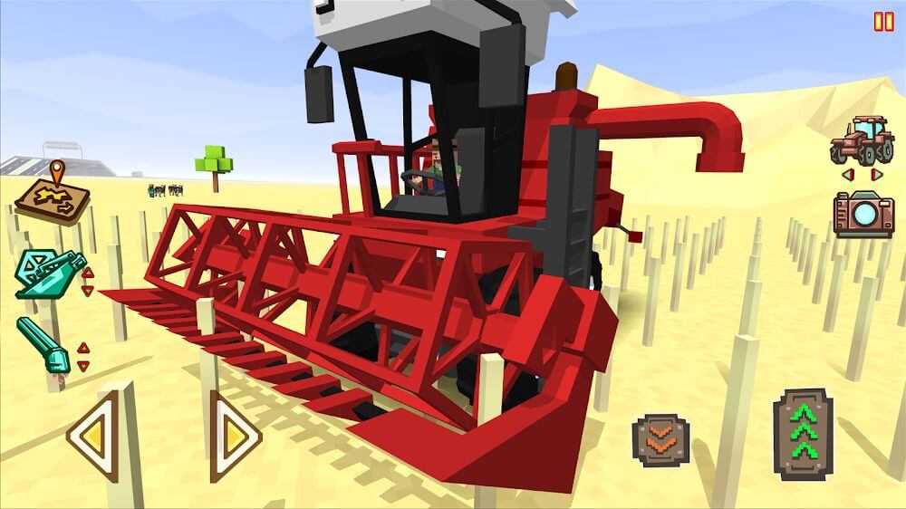 Blocky Farm Racing & Simulator screenshot 2