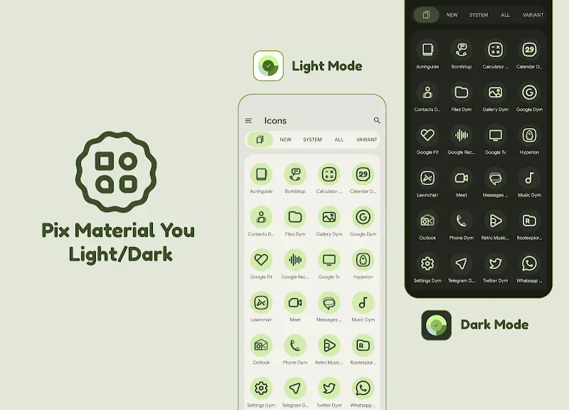 Pix Material You Light/Dark screenshot 3