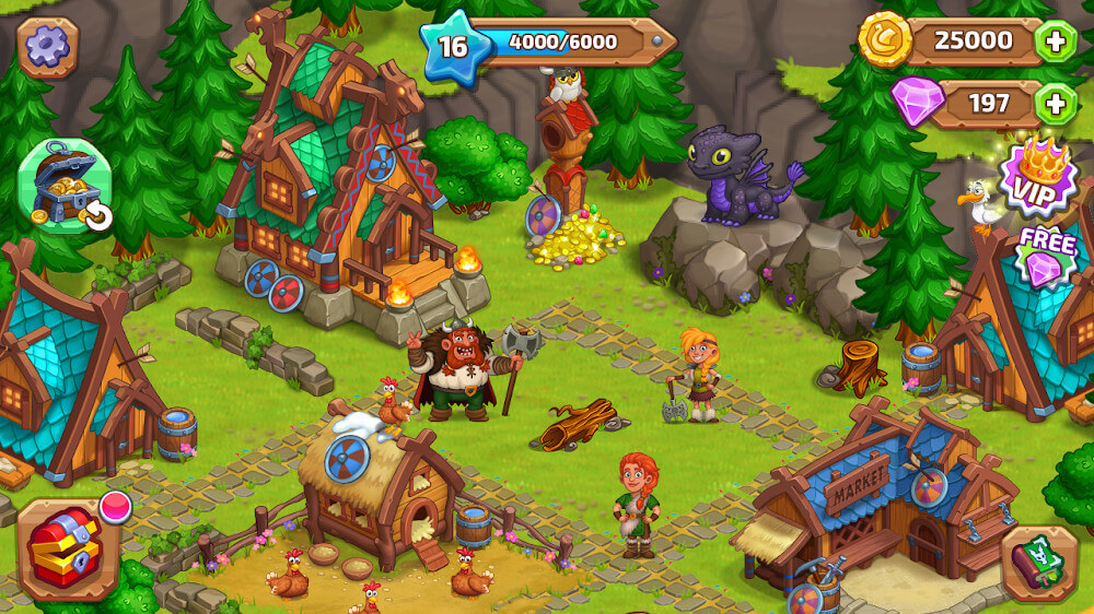 Vikings and Dragon Island Farm screenshot 2