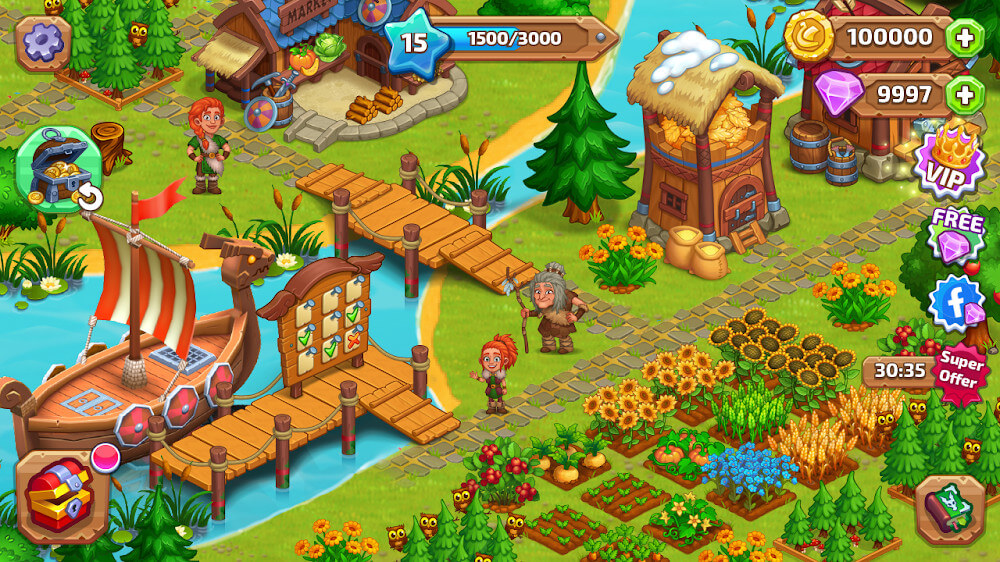 Vikings and Dragon Island Farm screenshot 3