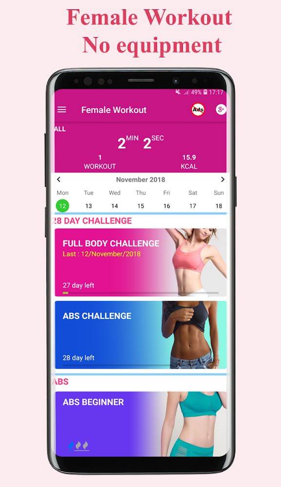 Women Workout - Female Fitness screenshot 2