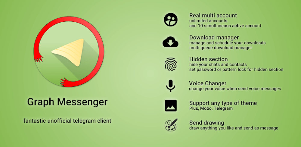 Graph Messenger screenshot 1