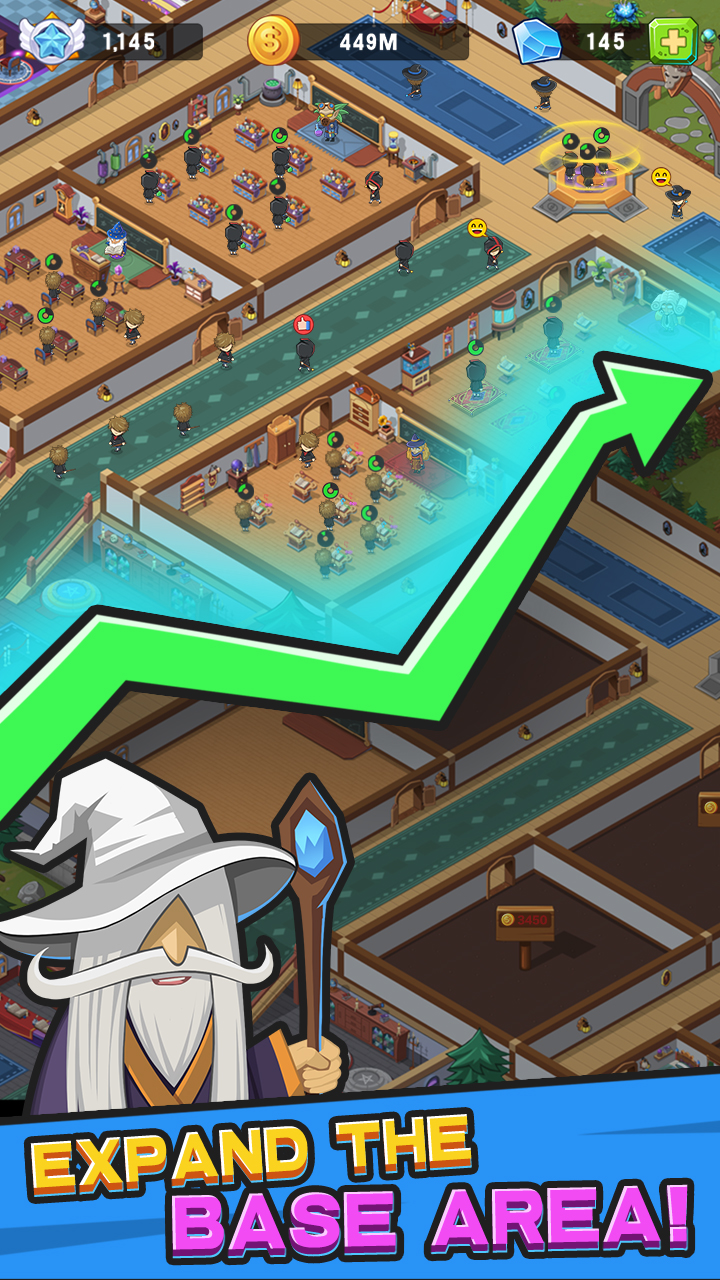 Idle Wizard College screenshot 2